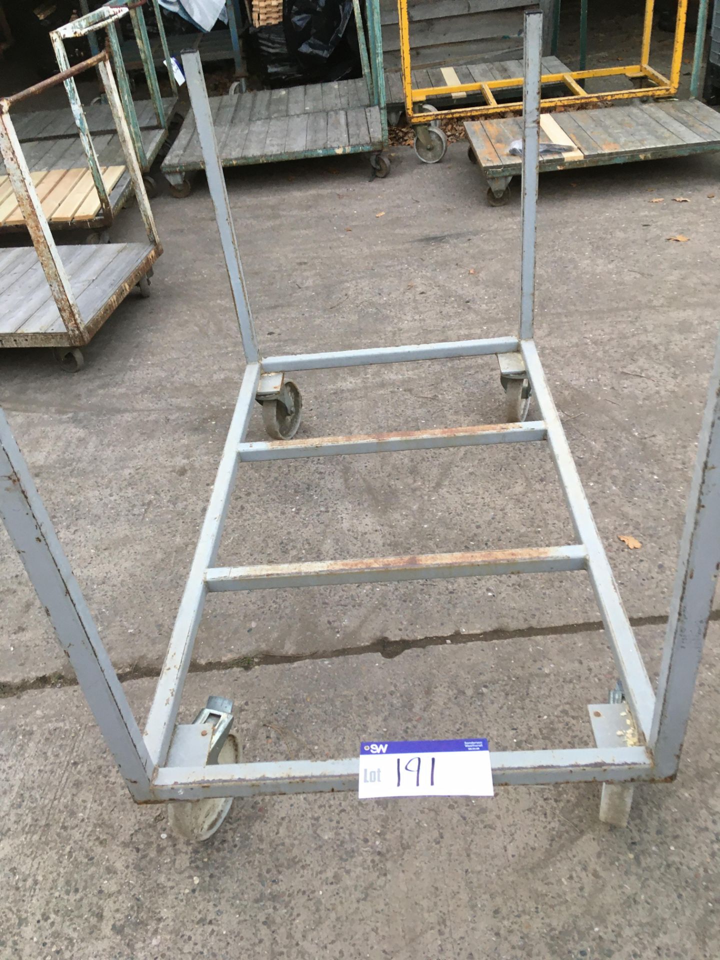 Steel Framed Trolley (additional lot to auction catalogue)Please read the following important