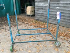 Steel Framed Trolley, approx. 1520mm x 1070mm x 12