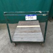 Steel Framed Trolley, approx. 1170mm x 915mm (additional lot to auction catalogue)Please read the