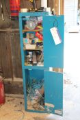 Wooden Cabinet & Contents, free loading onto purch