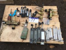 Assorted Pnuematic Rams & Parts, free loading onto