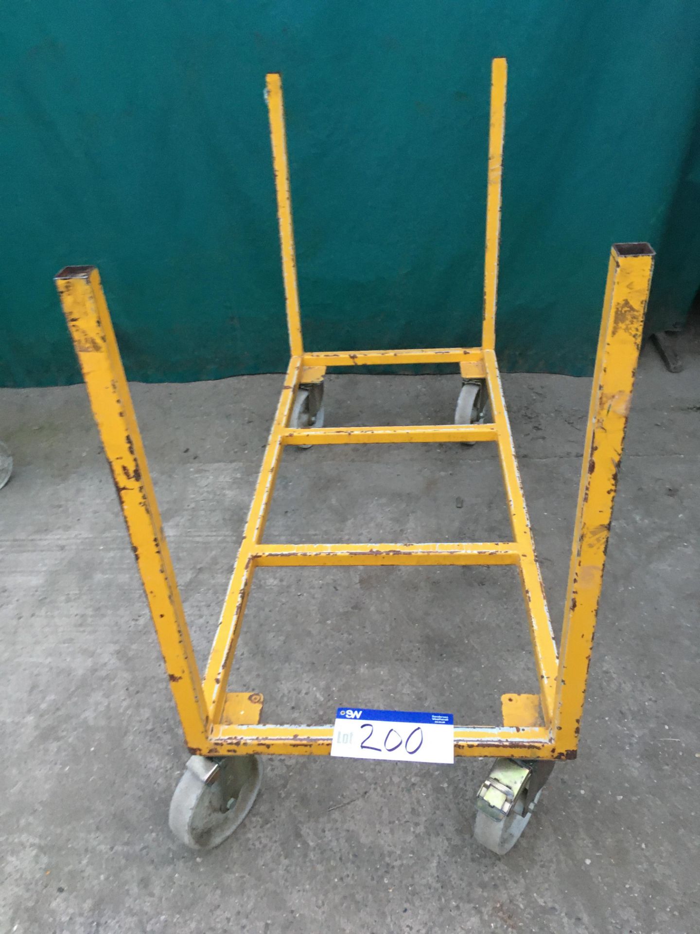 Steel Framed Trolley (additional lot to auction catalogue)Please read the following important