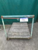 Steel Framed Trolley, approx. 1170mm x 915mm (additional lot to auction catalogue)Please read the