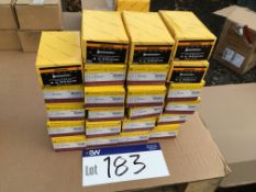 23 Boxes x Pozi Twinfast Screws (4,600), 1 3/4in x 8 yellow (additional lot to auction catalogue)