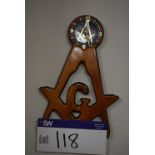 Masonic Style Wall ClockPlease read the following important notes:- ***Overseas buyers - All lots