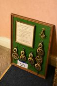 Masonic Souvenirs & Brasses, on framed picturePlease read the following important notes:- ***