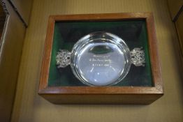 Boxed Quaich, approx. 120mm dia.Please read the following important notes:- ***Overseas buyers - All