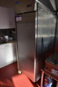 Arctica HE914 STAINLESS STEEL UPRIGHT REFRIGERATOR, 670 litre cap. (no contents)Please read the