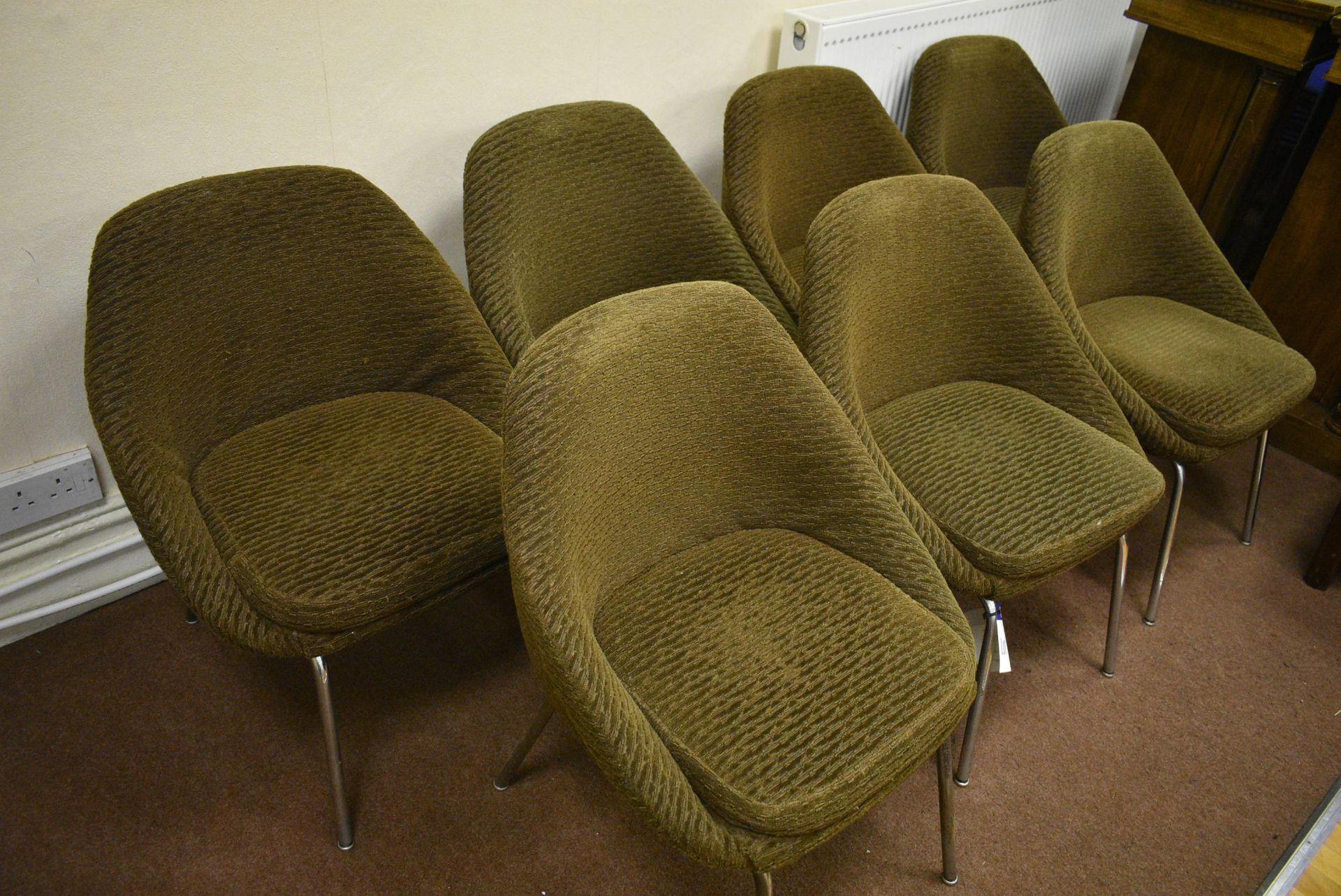 Seven Upholstered Chairs (note – no fire labels)Please read the following important notes:- *** - Image 2 of 3