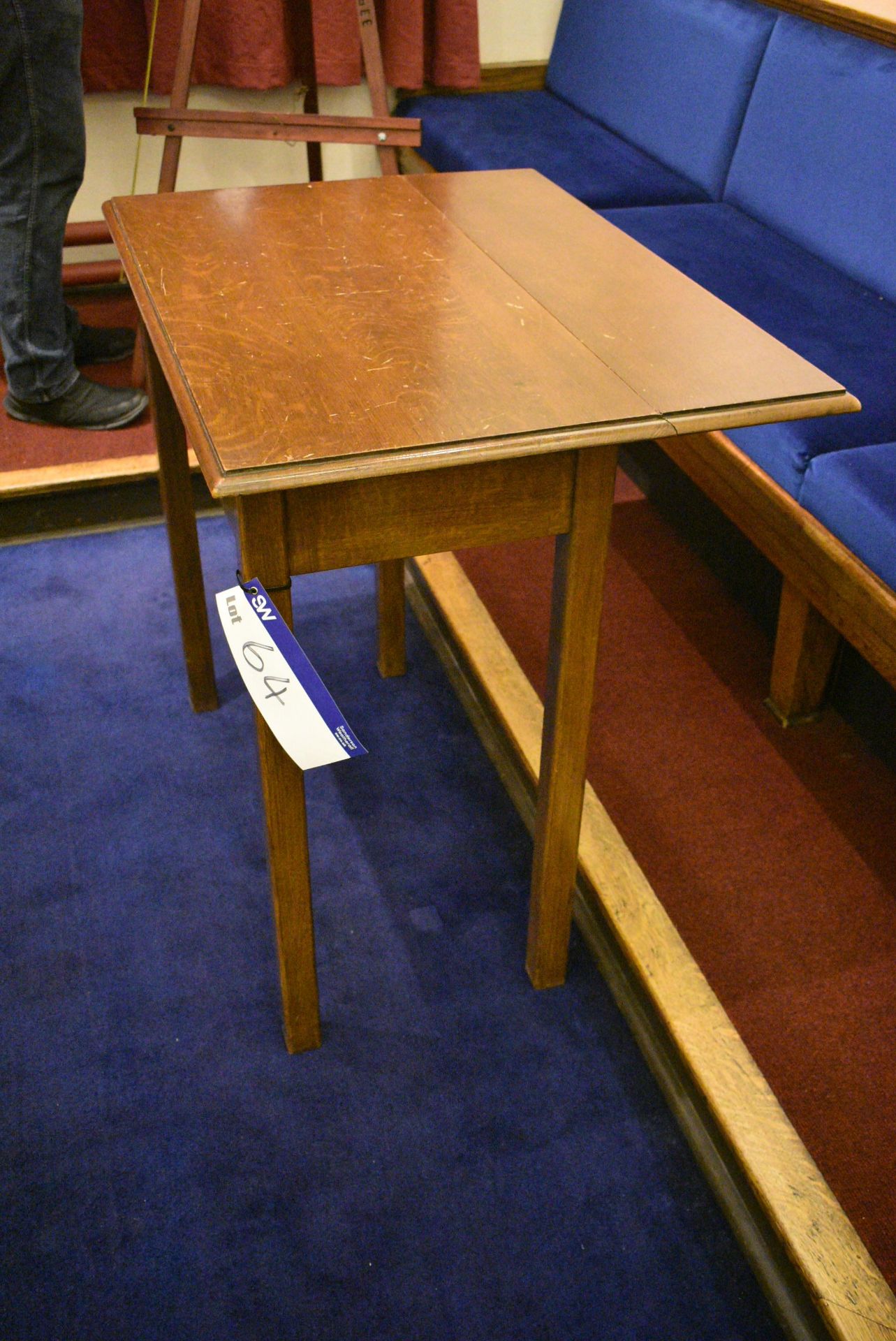 Oak Extension Table, approx. 890mm x 460mm, with 230mm extensionPlease read the following - Image 3 of 3