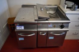 Four Section Prep/ Electric Bain Marie Cabinet, approx. 1.4m wide overallPlease read the following