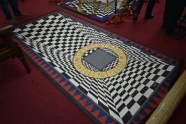 Royal Arch Carpet, 3.28m x 1.56m, with transportation tubePlease read the following important