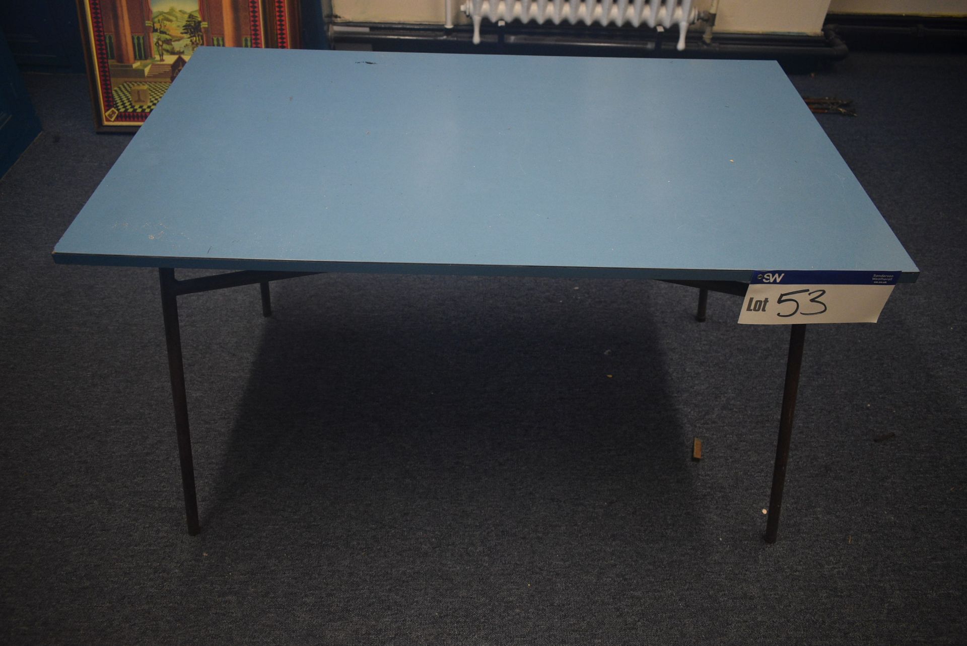 Steel Framed Table, approx. 1.22m x 710mmPlease read the following important notes:- ***Overseas