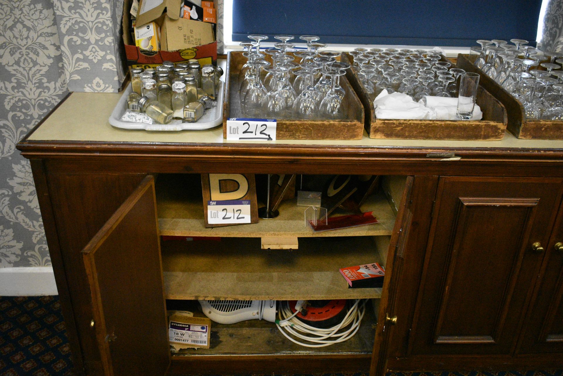 GLASSWARE & CROCKERY, as set out and in timber cupboards in restaurantPlease read the following - Image 2 of 6