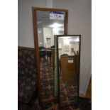 Two Wood Framed Wall MirrorsPlease read the following important notes:- ***Overseas buyers - All