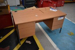 Double Pedestal DeskPlease read the following important notes:- ***Overseas buyers - All lots are