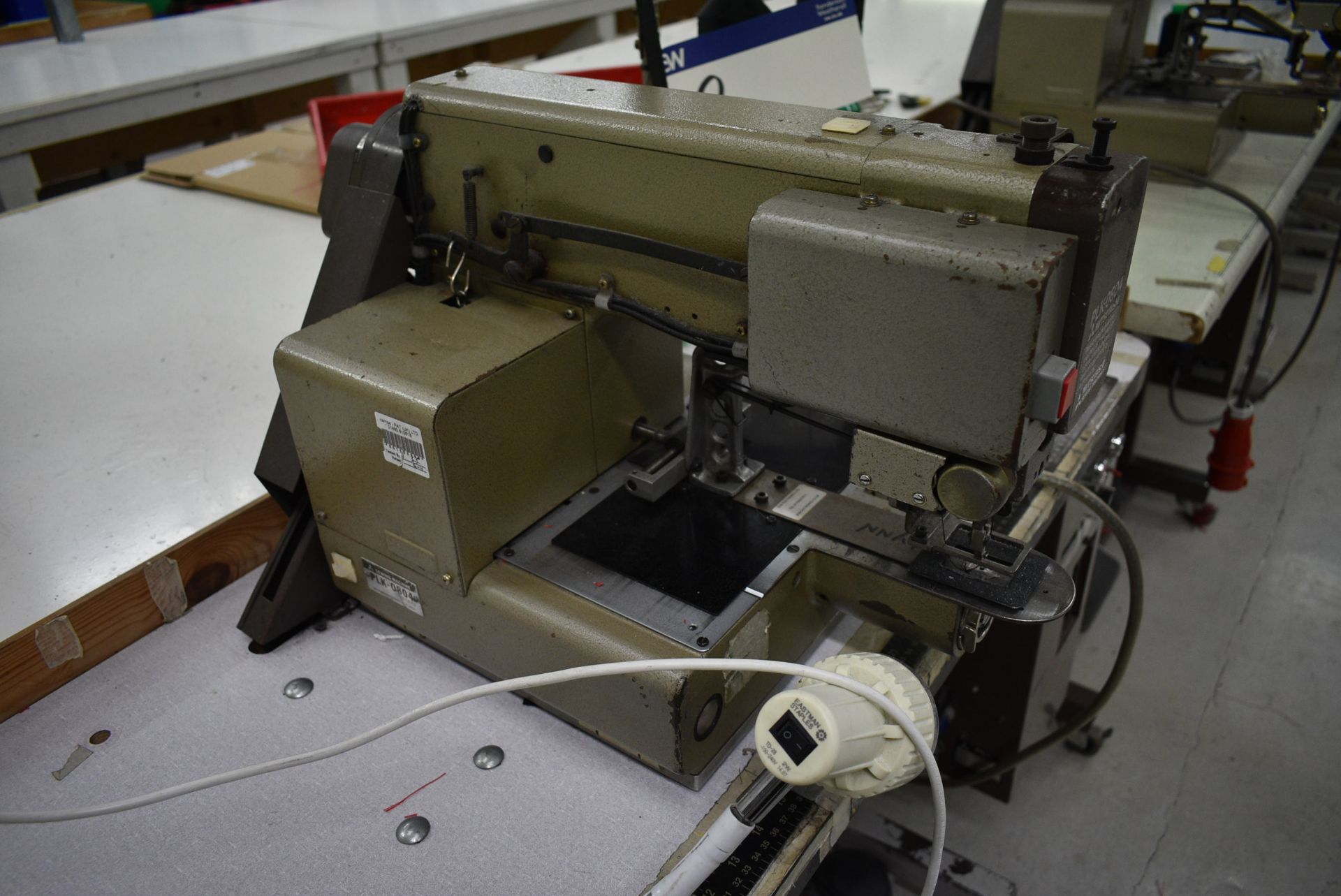 Mitsubishi PLK-0804 PROGRAMMABLE SEWING MACHINE, serial no. 641843, Limi-Stop Z electric motor and - Image 3 of 8