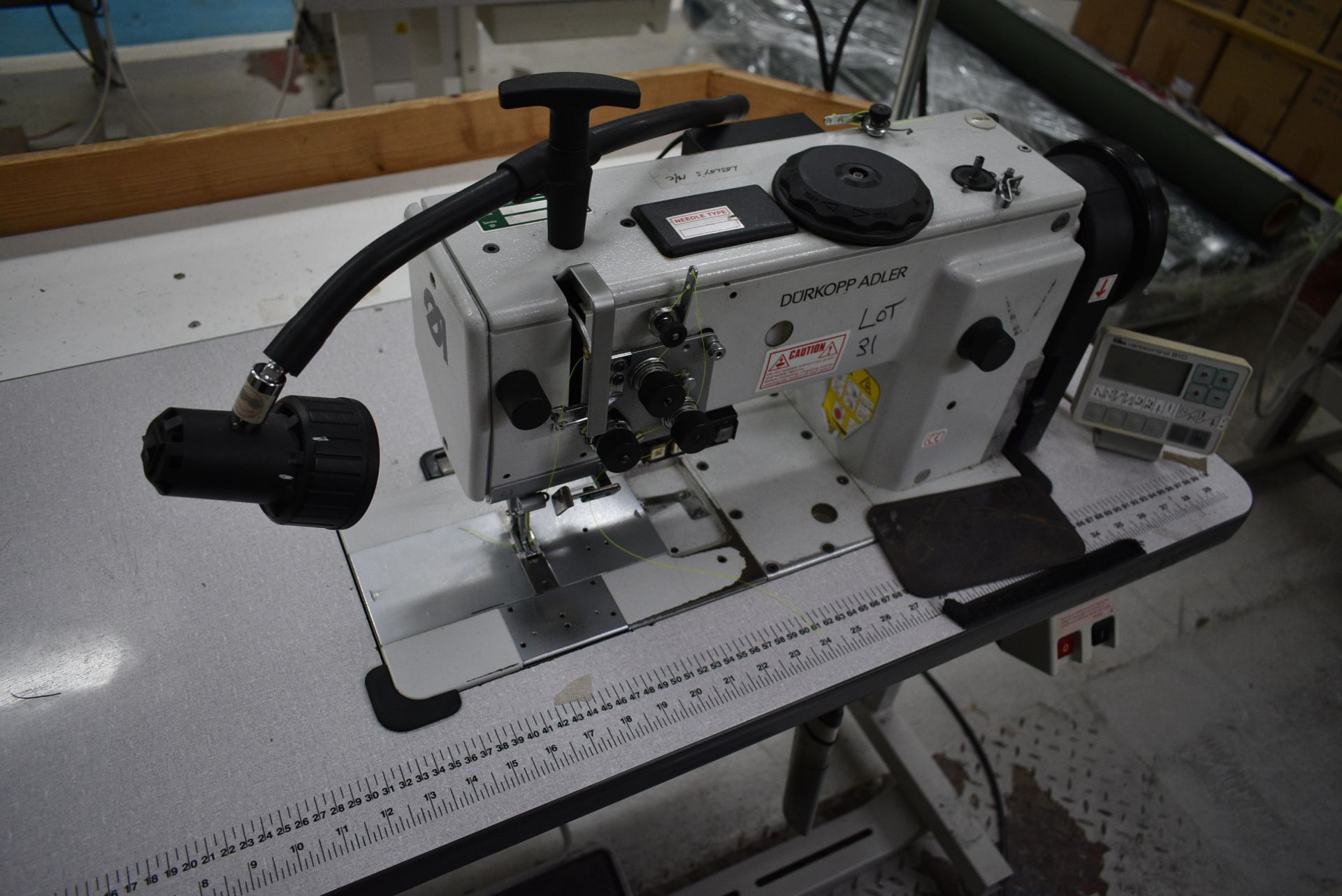 Durkopp Adler 0767 990015 767-FA-373-RAP FLAT BED SEWING MACHINE, serial no. 0767834762, with Efka - Image 3 of 7