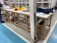 Two Timber Packing Benches, up to approx. 2.9m x 1mPlease read the following important notes:- ***