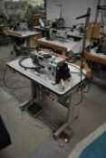 Durkopp Adler 0767 990015 767-FA-373-RAP FLAT BED SEWING MACHINE, serial no. 0767834199, with Efka