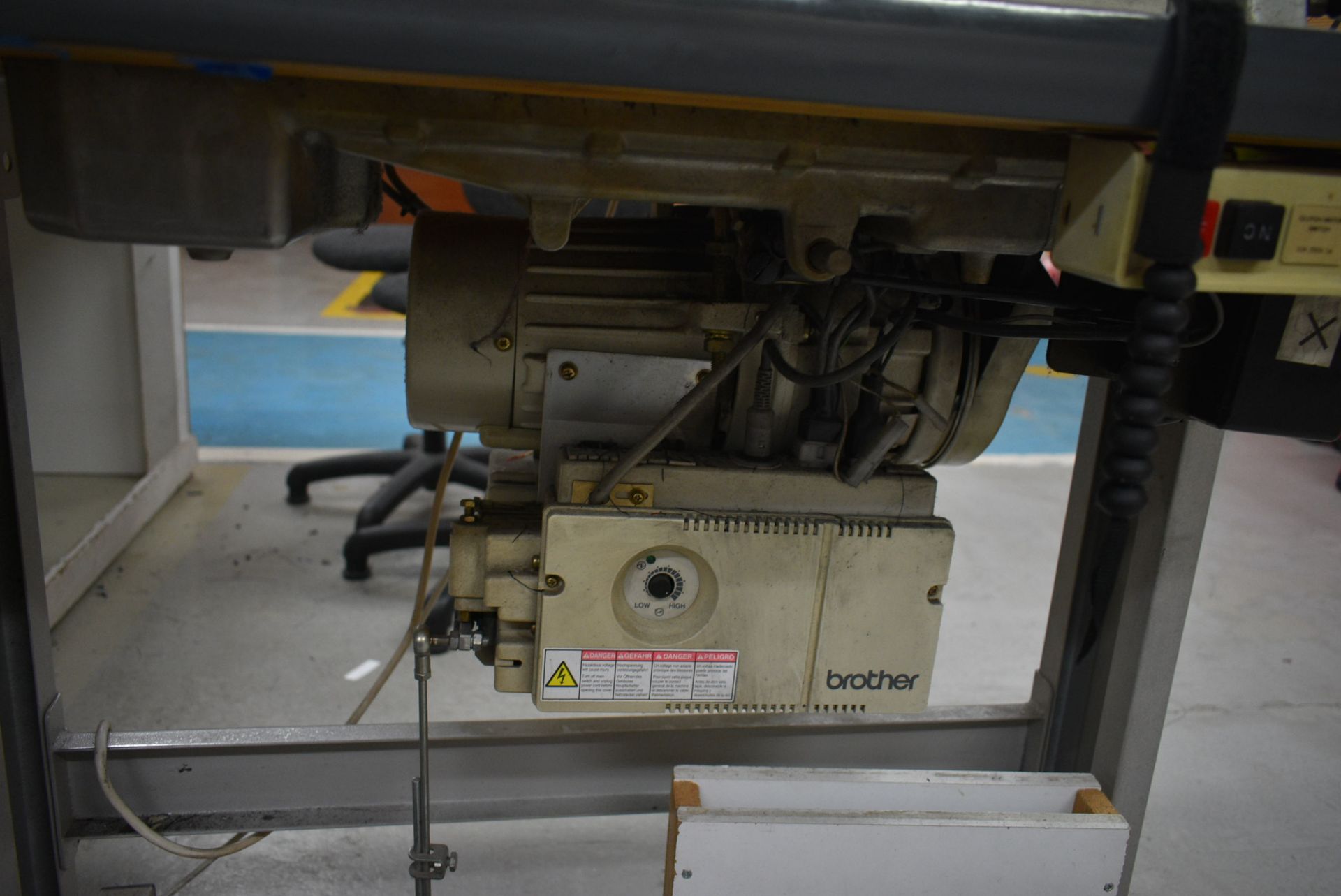 Brother F-40 DB2-B755-403A MARK III FLAT BED SEWING MACHINE, serial no. H7028887, with EC2 - Image 6 of 7