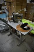 CYLINDER BED SEWING MACHINE, (understood to be Seiko LSC-8BLV-1), serial no. LC 02095587, with