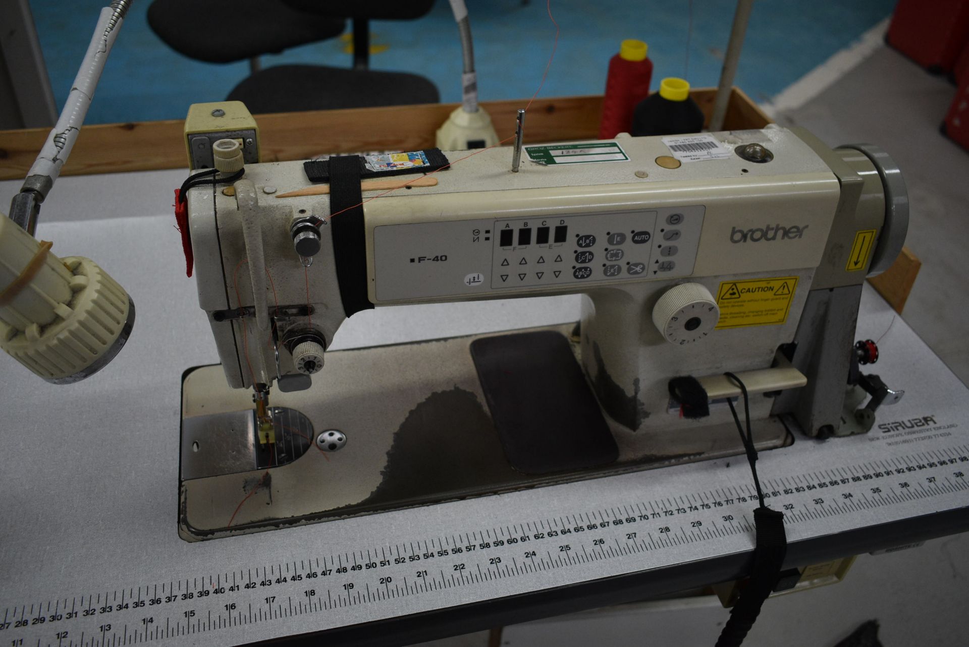 Brother F-40 DB2-B755-403A MARK III FLAT BED SEWING MACHINE, serial no. H7028887, with EC2 - Image 3 of 7