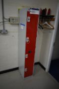 Four Door Personnel Locker (no keys)Please read the following important notes:- ***Overseas buyers -