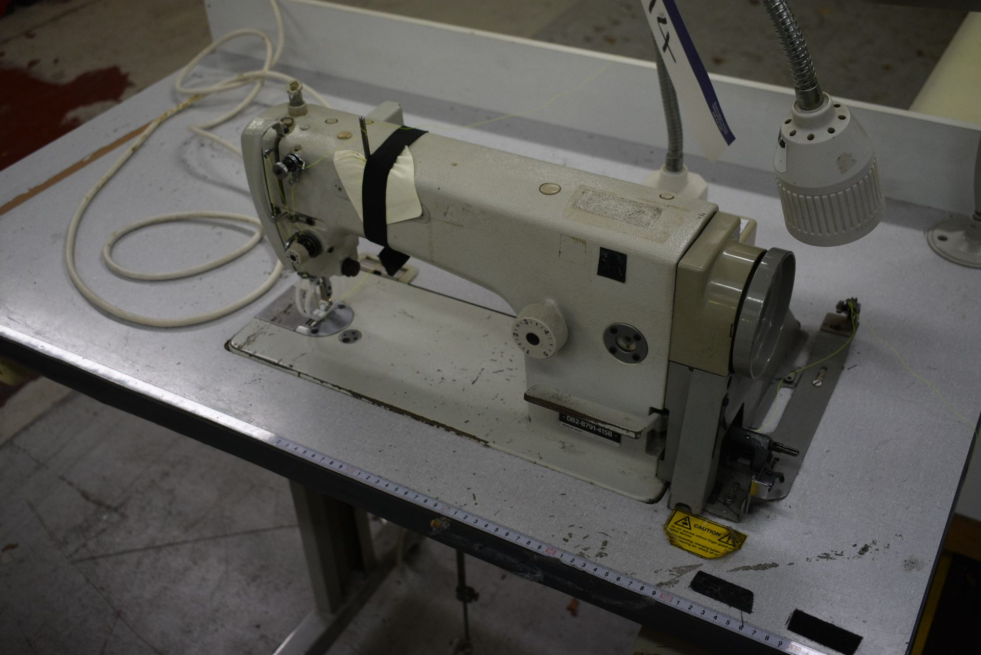 Brother DB2-B791-415B FLAT BED SEWING MACHINE, serial no. E8579724, with E-2 control, electric motor - Image 3 of 7