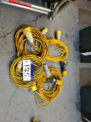 Four 110V Extension Cables