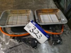 Two Clamp On Propane Heaters