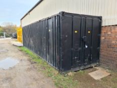 30ft x 8ft Steel Shipping Container and contents (