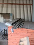Quantity of Aluminium Decking Profile, on shed roo