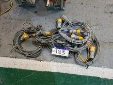 Six 110V Extension Cables