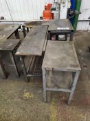 Four Various Steel Benches