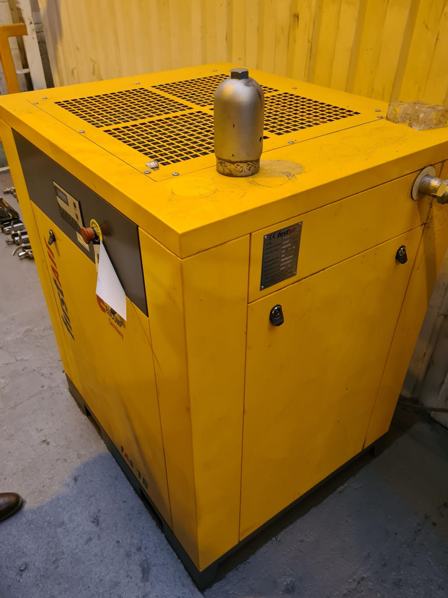 First Air FAS18 Packaged Air Compressor, machine n - Image 2 of 3