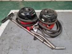 Two Numatic Vacuum Cleaners