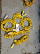 Five 110V Extension Cables