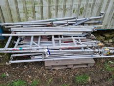 Quantity of Aluminium Scaffold Components, as lott