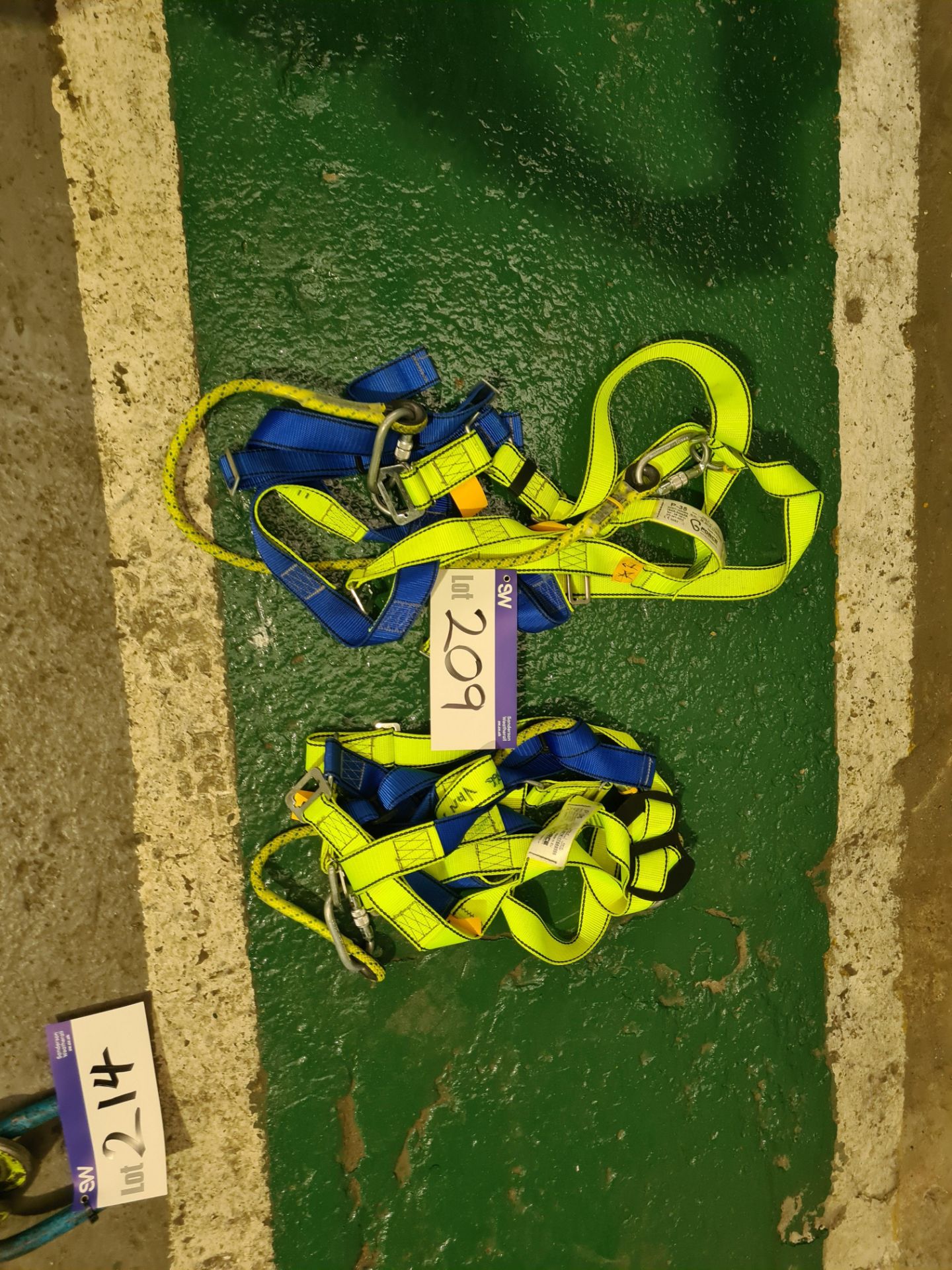 Two Safety Harnesses