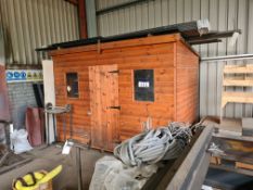 Wooden Shed, approx. 3m x 2m (excluding contents a