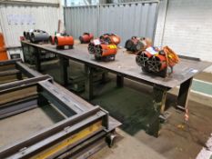 Heavy Duty Steel Fabricators Work Bench, approx. 4