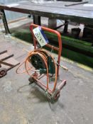Propane Heat Gun, with bottle trolley