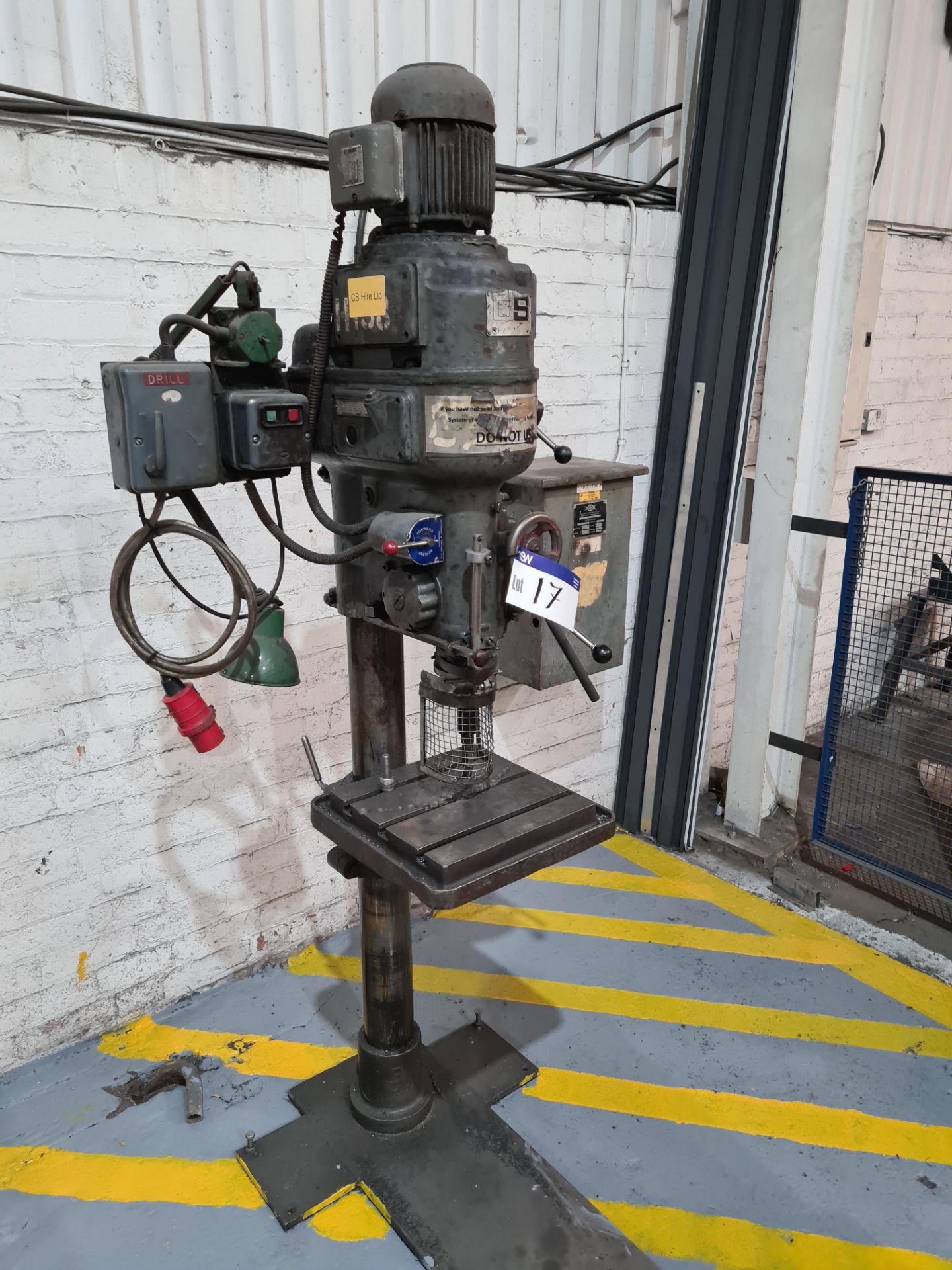 Qualters & Smith QDM 1250 Pillar Drill, serial no.