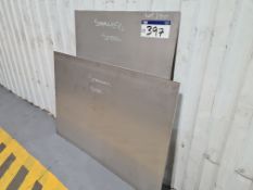Two Stainless Steel Plates