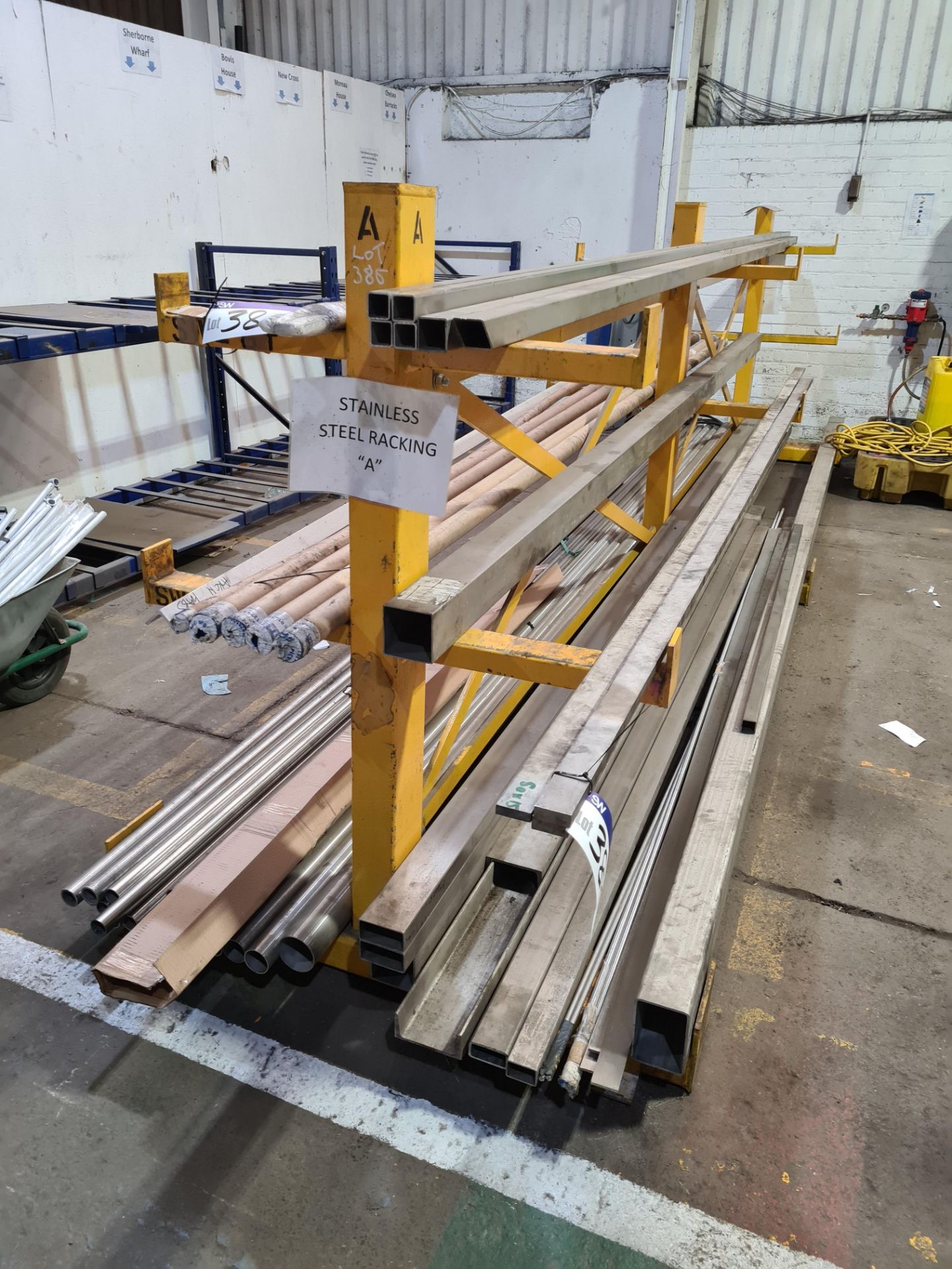 Heavy Duty Double Sided Cantilever Steel Stock Rac - Image 2 of 2