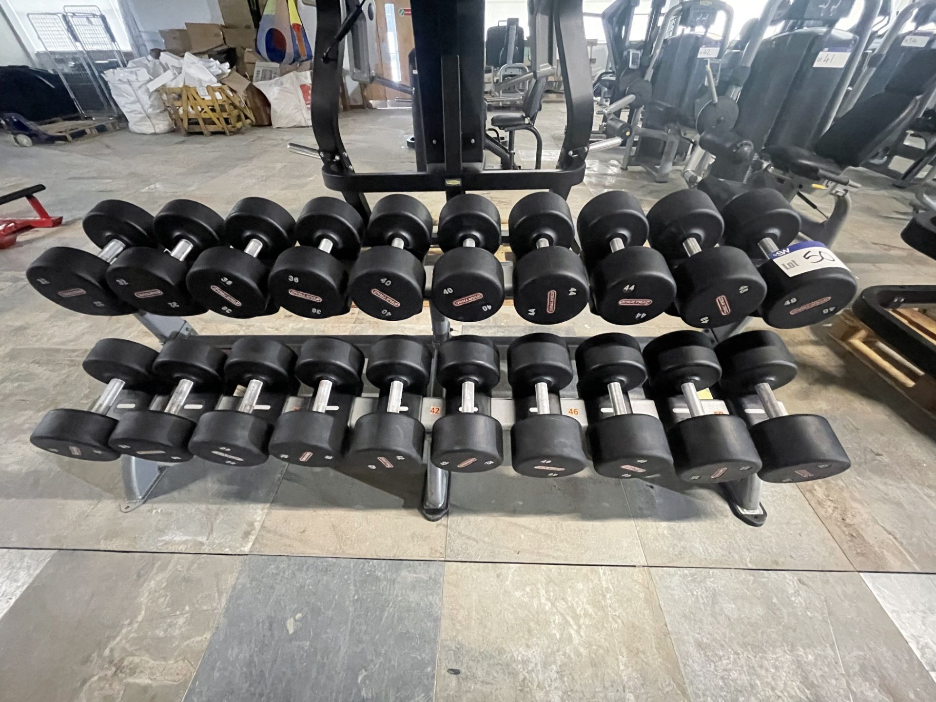 Star Trac 22 Section Dumbbell Stand