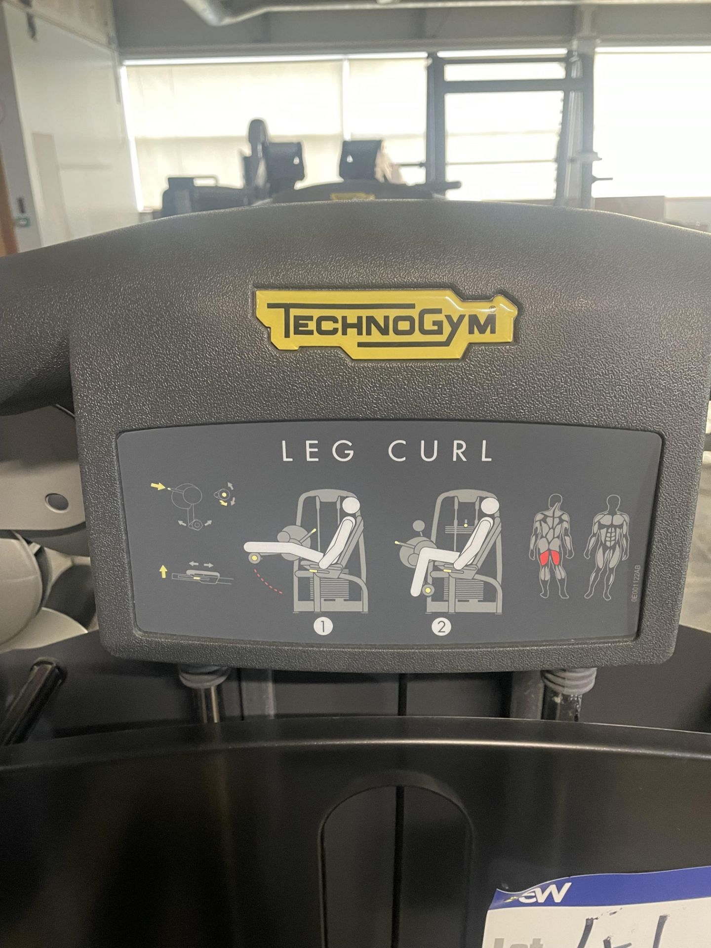 Technogym Leg Curl Machine - Image 6 of 6