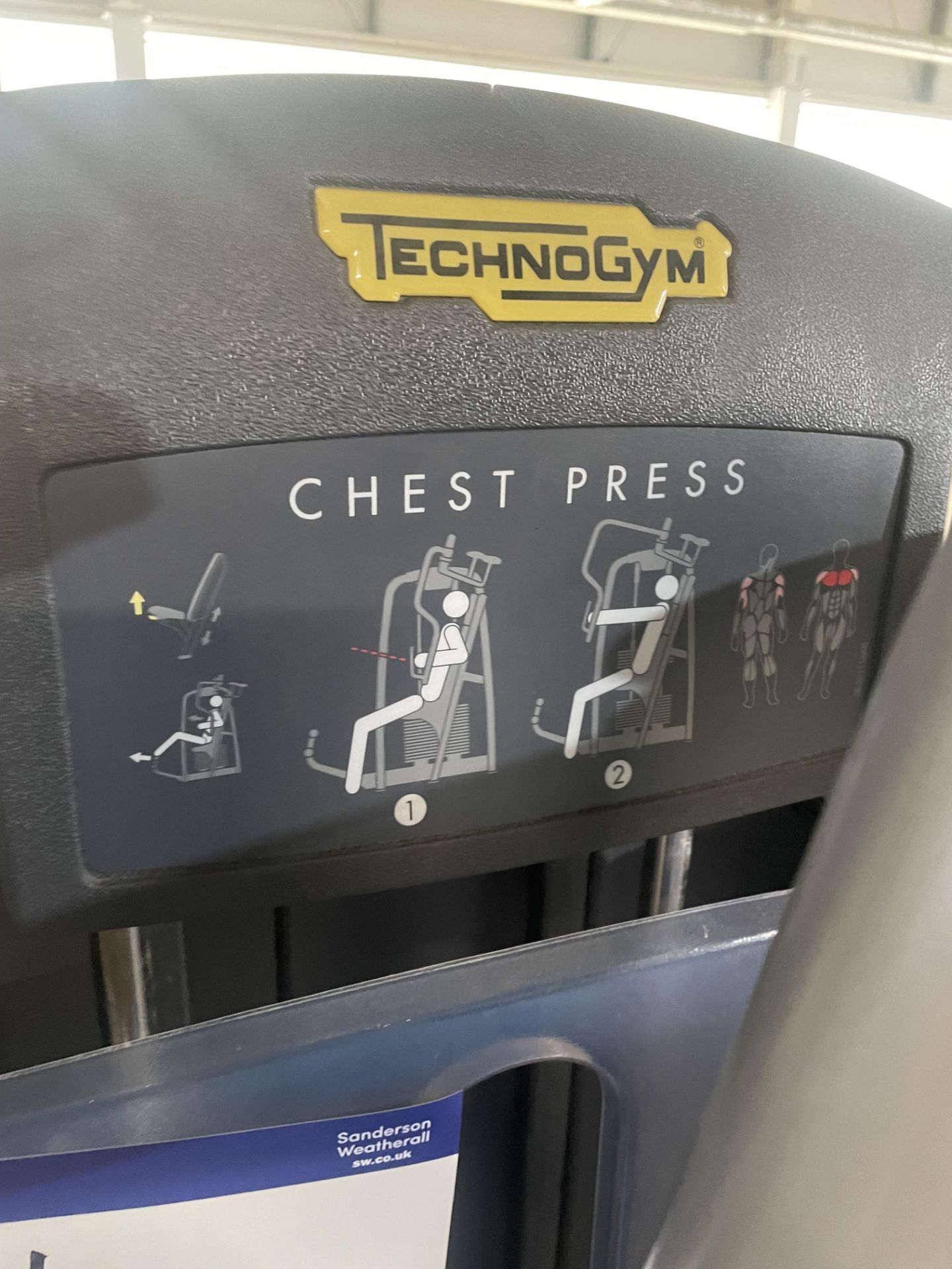 Technogym Chest Press Machine - Image 5 of 7