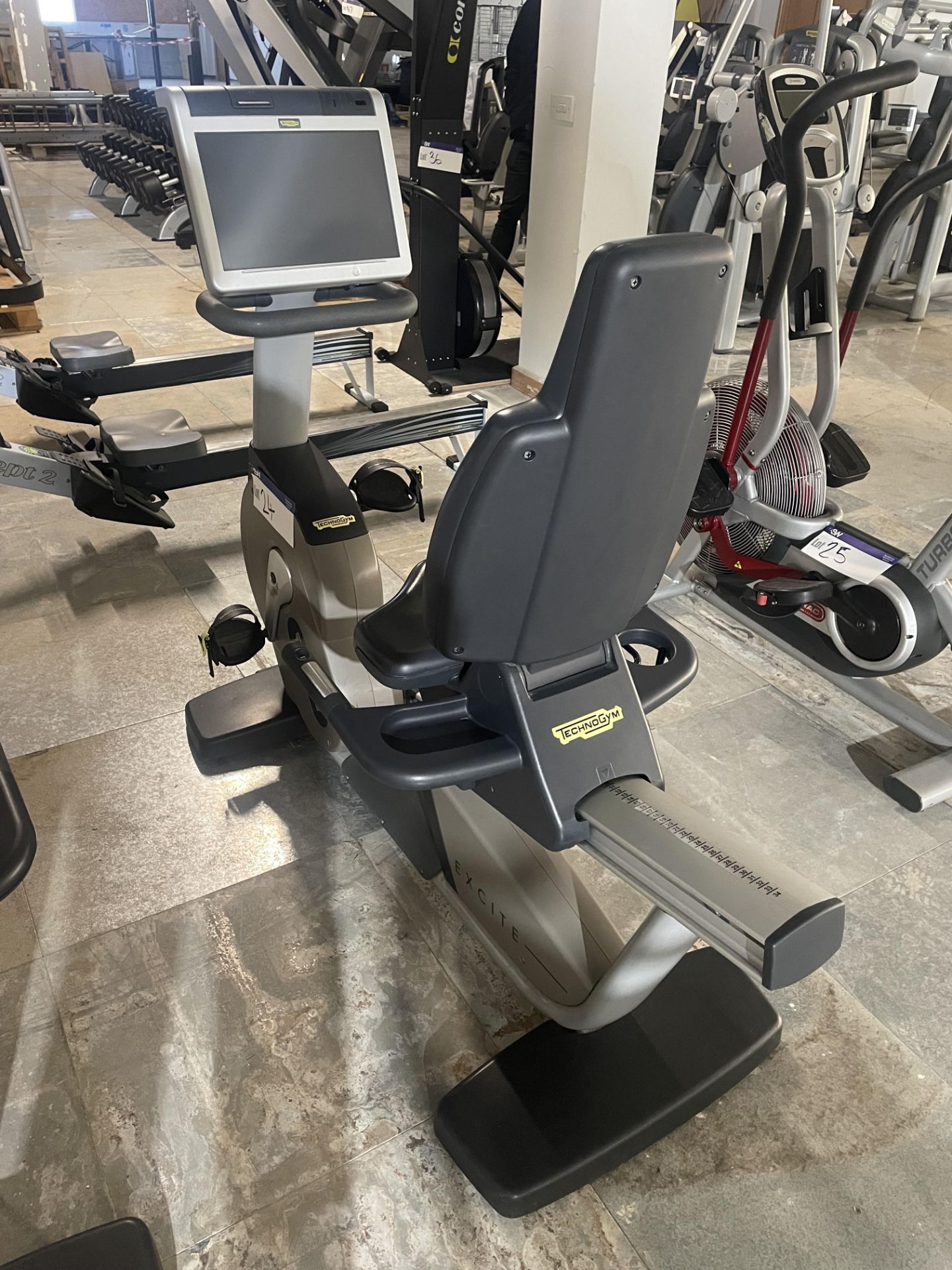 Technogym Excite Recumbent Exercise Bike